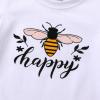 imageYOUNGER TREE Toddler Infant Baby Girls Summer Outfits Leopard Print Short Sleeve Pocket TShirt Tops Pants Clothes SetsBee