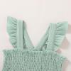 imageToddler Baby Girls Dress Floral Embroidered Boho Sleeveless Beach Butterfly SundressLight Green