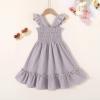 imageToddler Baby Girls Dress Floral Embroidered Boho Sleeveless Beach Butterfly SundressLight Purple