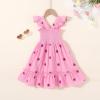 imageToddler Baby Girls Dress Floral Embroidered Boho Sleeveless Beach Butterfly SundressRose Pink and Pink Flower