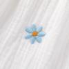 imageToddler Baby Girls Dress Floral Embroidered Boho Sleeveless Beach Butterfly SundressWhite and Blue Flower