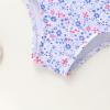 imageYOUNGER TREE Toddler Baby Girl Swimsuit Infant One Piece Bathing Suits with Hat Newborn Summer Beach SwimwearBlue Floral
