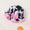imageYOUNGER TREE Toddler Baby Girl Swimsuit Infant One Piece Bathing Suits with Hat Newborn Summer Beach SwimwearCows