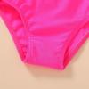 imageYOUNGER TREE Toddler Baby Girl Swimsuit Infant One Piece Bathing Suits with Hat Newborn Summer Beach SwimwearHot Pink