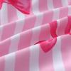 imageYOUNGER TREE Toddler Baby Girl Swimsuit Infant One Piece Bathing Suits with Hat Newborn Summer Beach SwimwearPink Bows and Stripes