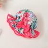 imageYOUNGER TREE Toddler Baby Girl Swimsuit Infant One Piece Bathing Suits with Hat Newborn Summer Beach SwimwearRed Floral