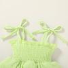 imageYOUNGER TREE Baby Girl Clothes Infant Summer Romper Dress Sleeveless Bodysuit Jumpsuit with Headband Toddler OutfitsLight Green