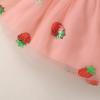 imageYOUNGER TREE Baby Girl 1st Birthday Outfits One Year Old Clothes Romper Tutu Cake Smash Skirt with Headband Baby Girl GiftsSparkly Strawberry One