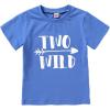 imageSecond Birthday TShirt Baby Boy Girl Two Wild Blouse Two Year Old Birthday Top Clothes OutfitsBlue