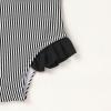 imageYOUNGER TREE Toddler Swimsuit Girl Color Block Stripe OnePiece Swimwear Baby Girl Bathing SuitsBlack Stripe