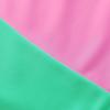 imageYOUNGER TREE Toddler Swimsuit Girl Color Block Stripe OnePiece Swimwear Baby Girl Bathing SuitsPink Green and Blue