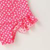 imageYOUNGER TREE Toddler Swimsuit Girl Color Block Stripe OnePiece Swimwear Baby Girl Bathing SuitsRose Red Flowers