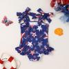 imageYOUNGER TREE Toddler Swimsuit Girl Color Block Stripe OnePiece Swimwear Baby Girl Bathing SuitsStar Print