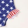 imageYOUNGER TREE Toddler Swimsuit Girl Color Block Stripe OnePiece Swimwear Baby Girl Bathing SuitsStar Stripes