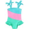 Pink Green and Blue