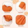 imageYOUNGER TREE Newborn Baby Girl Romper Dress Outfits Long Sleeve Floral Tutu Bodysuit with Leggings Hat Infant Fall ClothesOrange