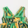imageYOUNGER TREE African Baby Clothes Girl Dashiki Ankara Outfit SetYellow Green Dress